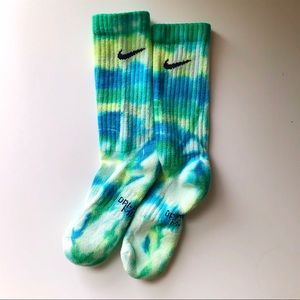 Kids Tie Dye Nike Socks Medium